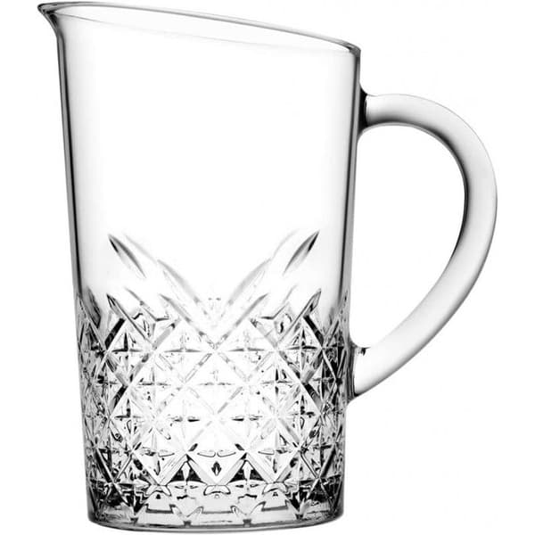 Glaskaraff - Karaff - 1,4L - D. 12,5 cm - H. 21,6 cm - Genomskinlig