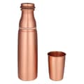 Miniatyrbild 1 av 4: Kopparvattenflaska - Resenärer - 900 ml - Glas ingår - Ayurvediska fördelar - Perfekt present