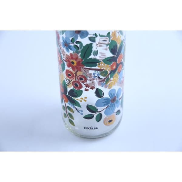 Glasflaska "Fiori Frida" 1 L R-65217