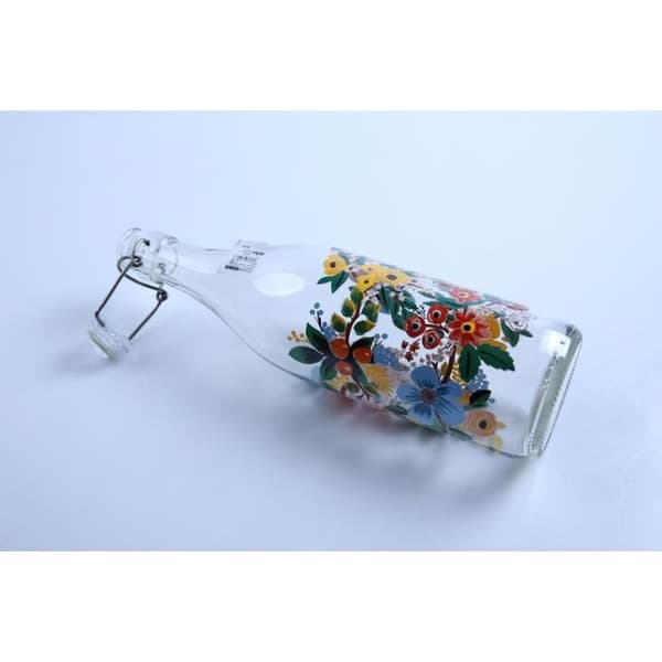 Glasflaska "Fiori Frida" 1 L R-65217