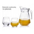 Miniatyrbild 1 av 2: Pichet - karaff - serveringsflaska Hendi ADEL Presentförpackning med karaff och 6 glas 1,4L 6x330ml