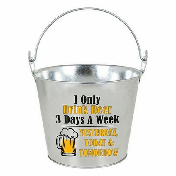 Isspand med håndtag og aluminium øljern Privilege 5 L 23 x 17 x 18 cm (12 enheder)