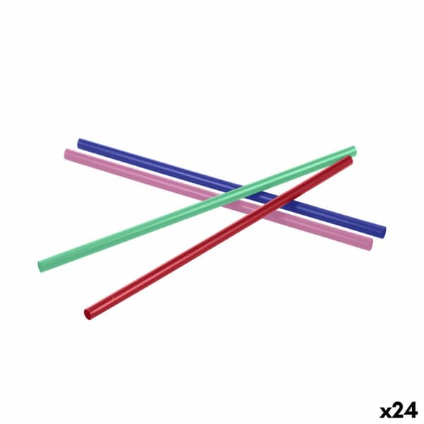 Genanvendelig sugerør Algon Plastik 19,5 cm 8 mm 25 Dele 24 enheder