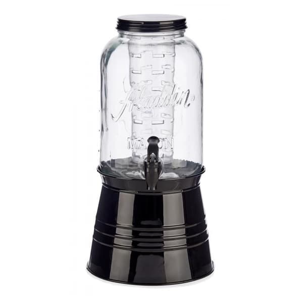 Vivalto dryckesautomat 3,8 liter glas/stål transparent/svart