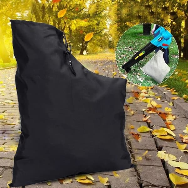 Lollanda Säädettävä Lehtipuhallinlaukku Oxford Kangas 44x60 cm, Tilava lehtipussi, Lehtipuhallinlaukku – Tehokas lehtikokoelma, 1/2 kpl, Musta