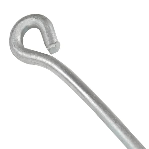 Jordankre 4 stk. 10x60 cm galvaniseret metal - Jordanker - Jordankre - Home & Living