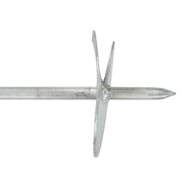 Jordankre 4 stk. 10x60 cm galvaniseret metal - Jordanker - Jordankre - Home & Living