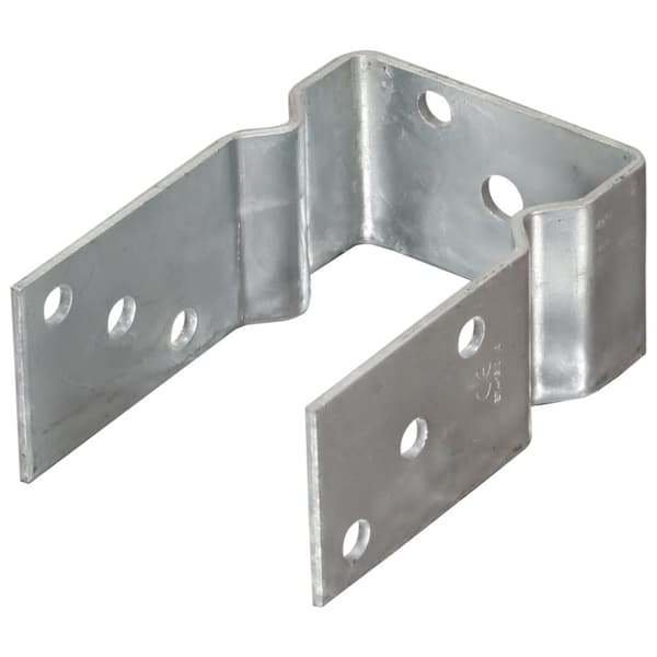 Staketankare 12 st silver 9x6x15 cm galvaniserat stål