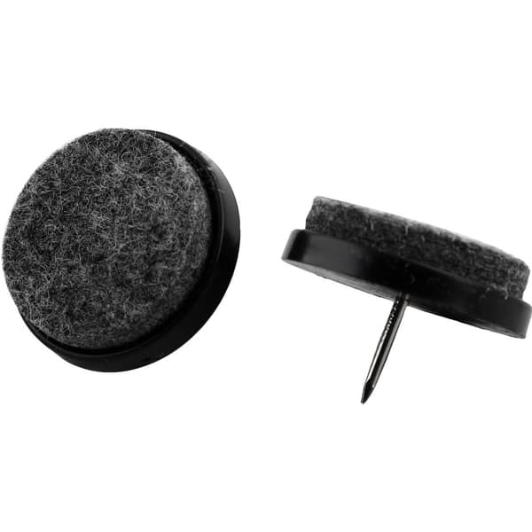 Kynsihuopatyynyt 24 kpl - Harmaat tuolin jalkasuojat - Kynsihuopatyynyt huonekalujen jalkoihin - Parhaat huopatyynyt kovapuulattioille (22mm)