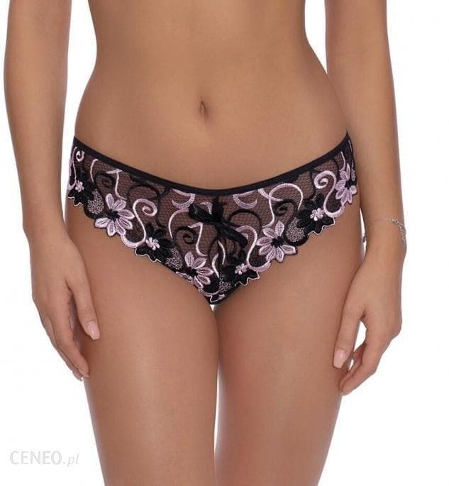 Florence pink trusser, sort og pink, XL