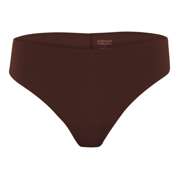 Girlfriend Collective Womens/Ladies Bonded Sports Thong Espresso XS