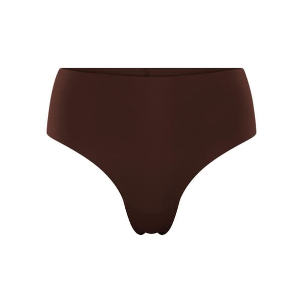 Girlfriend Collective Womens/Ladies Bonded High Rise Thong Espresso 6XL