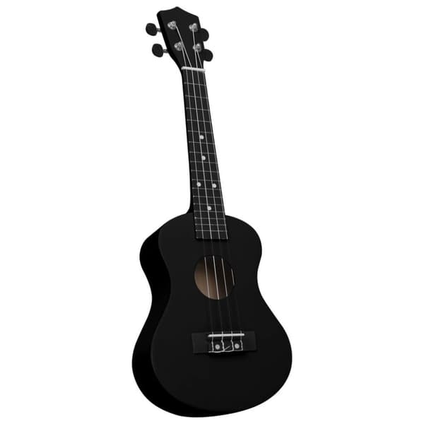 vidaXL Sopranukulele med väska för barn sopran svart 23