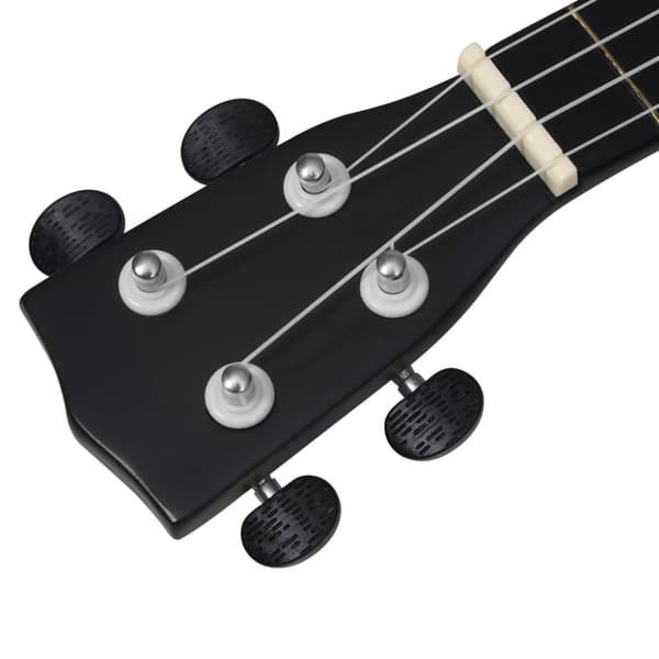 vidaXL Sopranukulele med väska för barn sopran svart 23