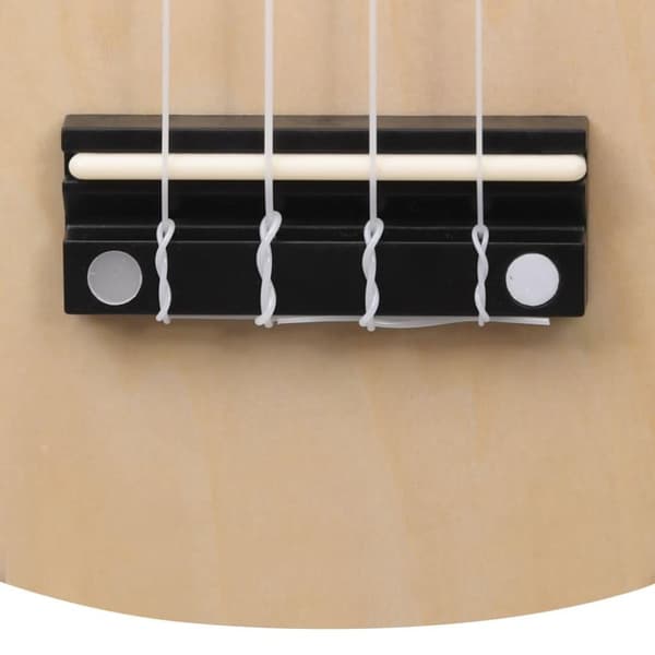 vidaXL Ukulele med väska för barn sopran ljust trä 23"