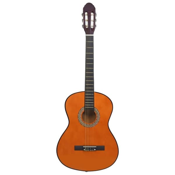 vidaXL klassisk guitarsæt til begyndere 12 dele 4/4 39"