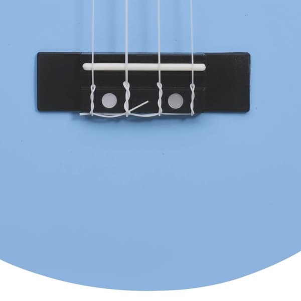 vidaXL Sopran-ukulele sett med veske for barn babyblå 21