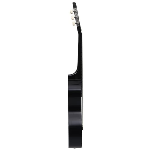 vidaXL klassisk guitarsæt 8 dele til begyndere 3/4 36" sort