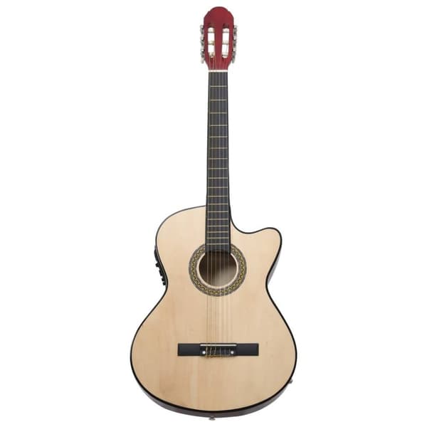 vidaXL western guitarsæt 12 dele med equalizer og 6 strenge