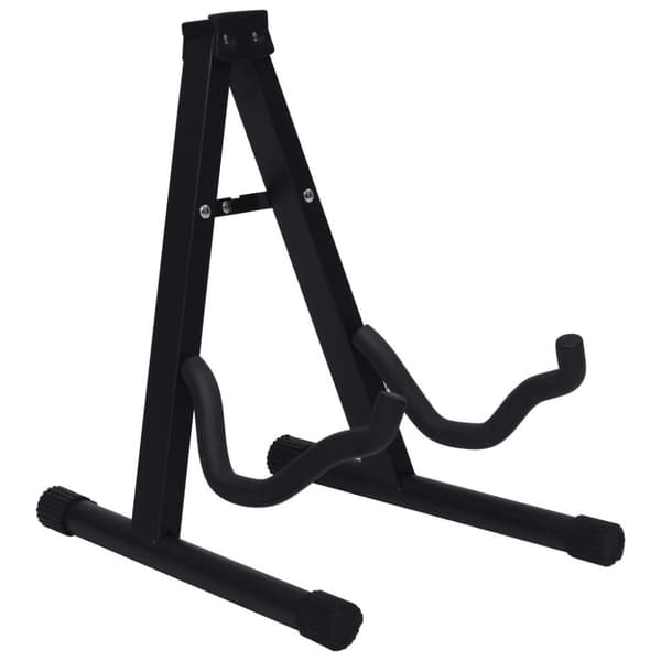 vidaXL western-guitarsæt 12 dele med equalizer og 6 strenge sort