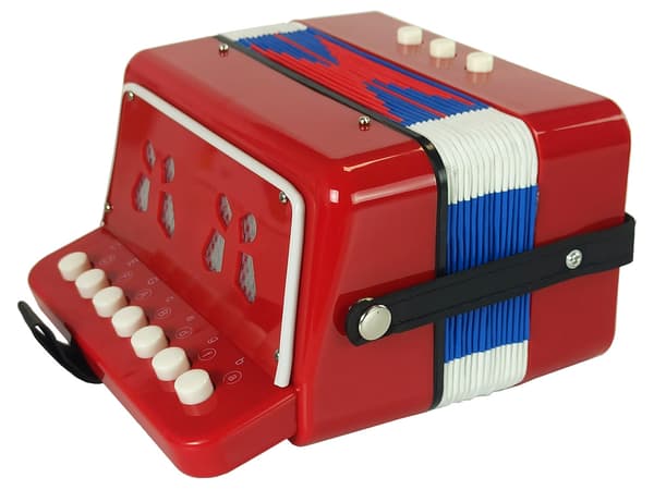 Accordion Instrument for Little Musicians Red