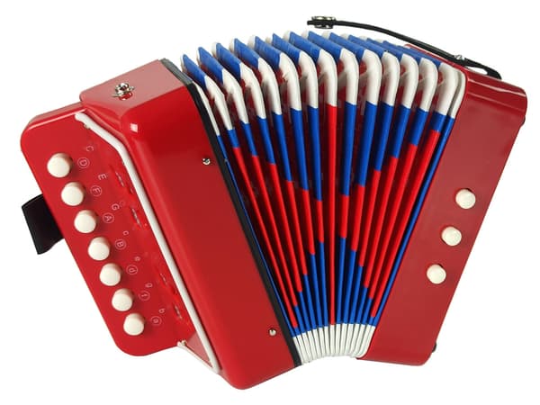 Accordion Instrument for Little Musicians Red
