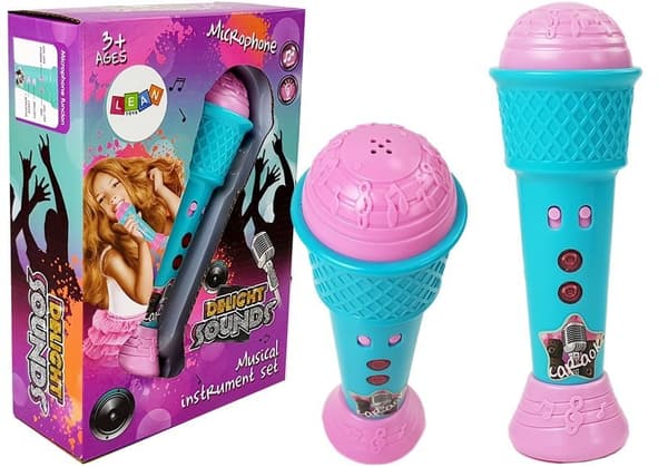 Children's Karaoke Microphone Blue