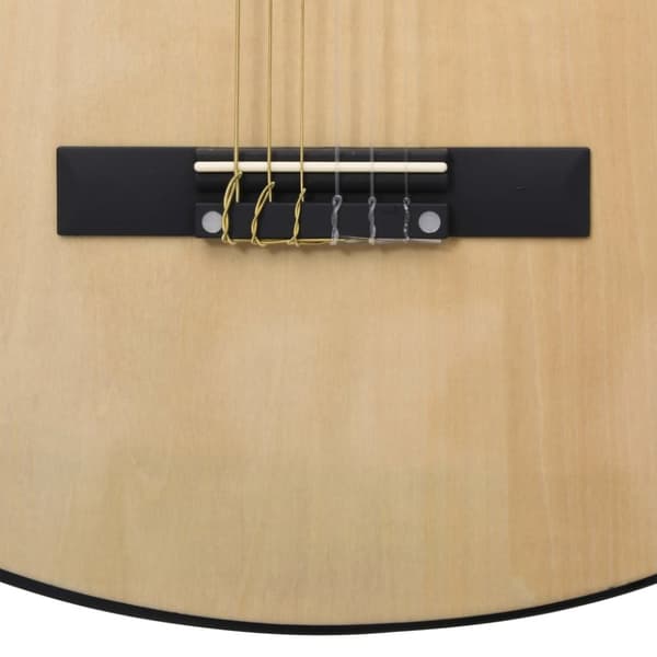 klassisk guitar med taske for begyndere 4/4 39"