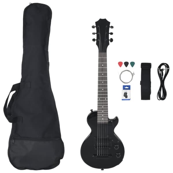 Elgitarr för barn med väska svart 3/4 30"