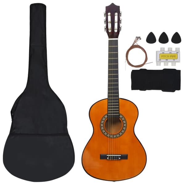 Klassisk gitarr för nybörjare 8 delar 1/2 34"