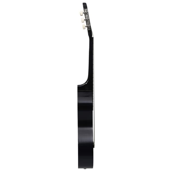 klassisk guitar med taske for begyndere 4/4 39" sort