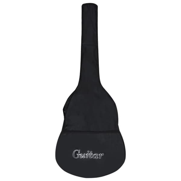 klassisk guitar med taske for begyndere 4/4 39" sort