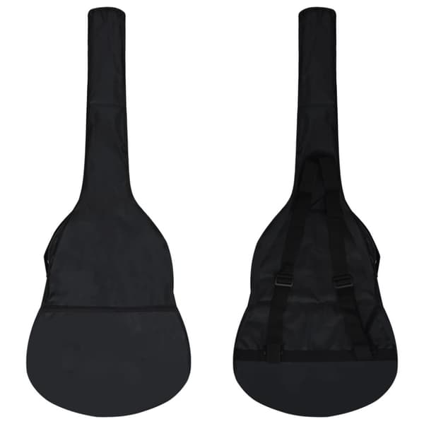 klassisk guitarsæt 8 dele for begyndere 1/2 34" sort