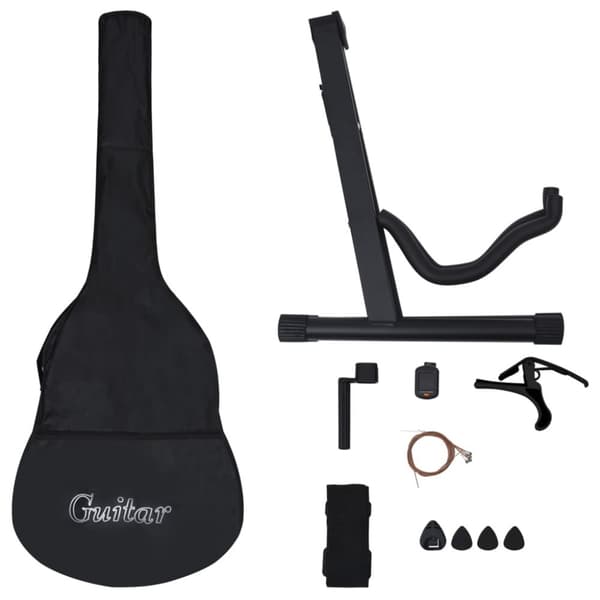 Akustisk gitarr 12 delar med 6 strängar western 38"