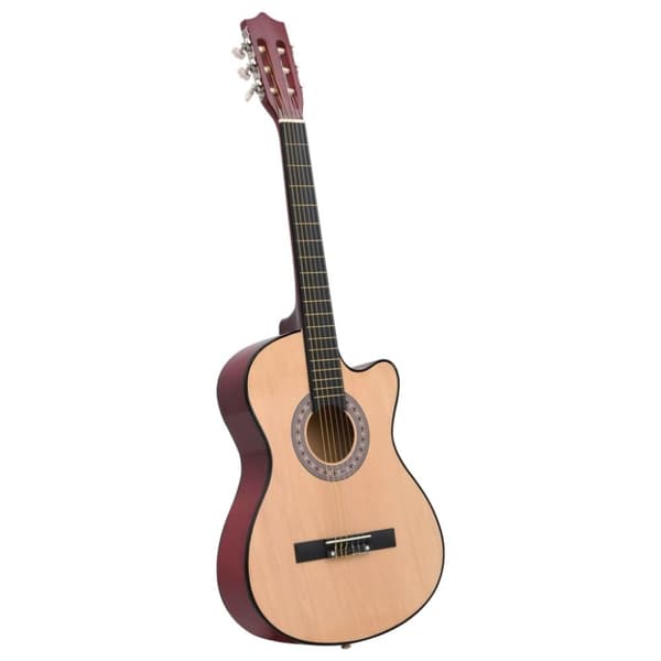 Akustisk gitarr 12 delar med 6 strängar western 38"