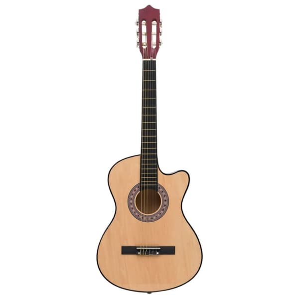 Akustisk gitarr 12 delar med 6 strängar western 38"