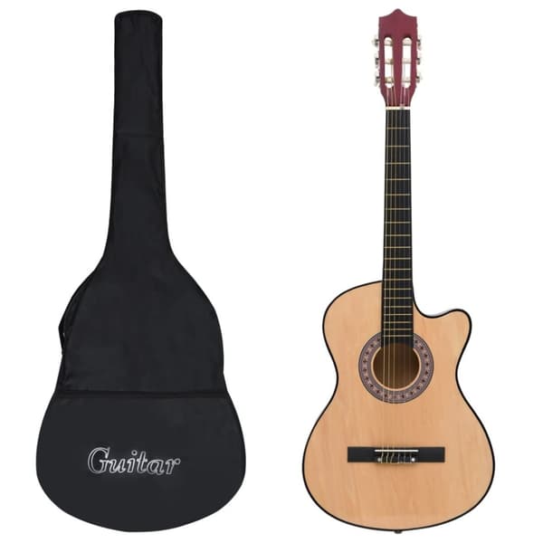 Akustisk gitarr 12 delar med 6 strängar western 38"