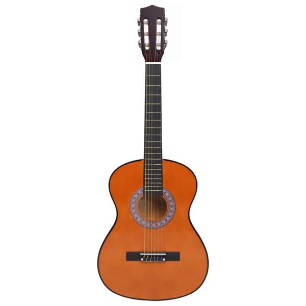 Gitarr för nybörjare med fodral klassisk 3/4 36"