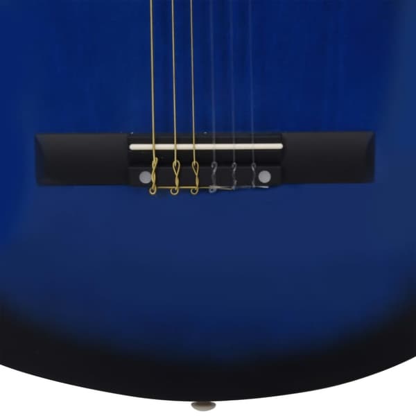 klassisk guitar for begyndere og børn 1/2 34" blå