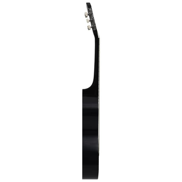Westerngitarr med cutaway 6 strängar svart 38"