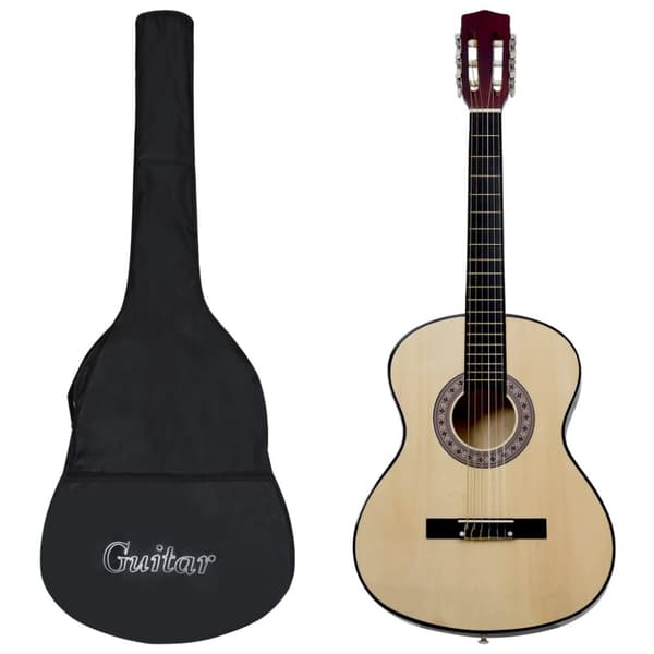 Klassiskt gitarrset 12 delar klassisk 4/4 39"