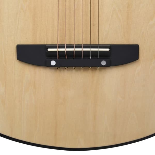 western akustisk guitar med 6 strenge 38" lindetræ