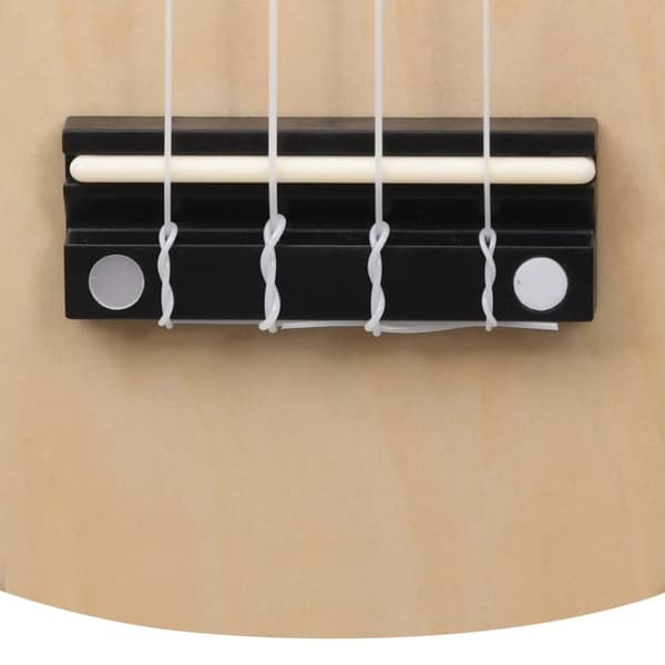 vidaXL Ukulele med väska för barn sopran ljust trä 23" -  Stränginstrument