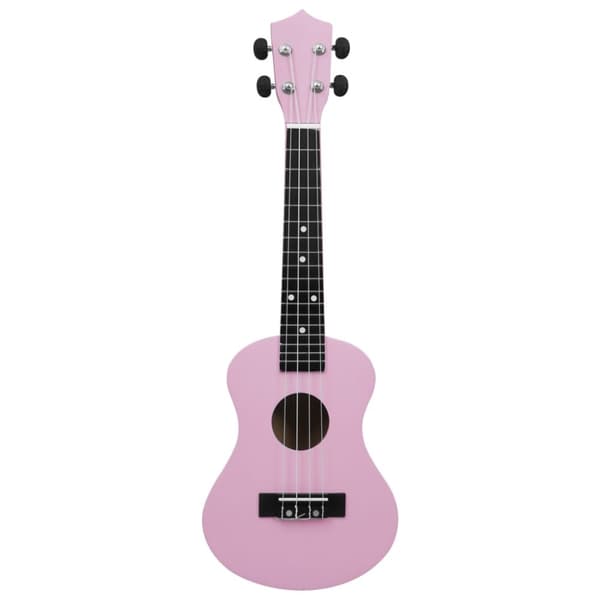 vidaXL ukulelesæt med taske til børn 23" pink -  Strengeinstrumenter