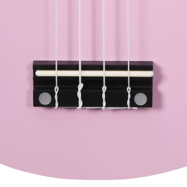 vidaXL ukulelesæt med taske til børn 23" pink -  Strengeinstrumenter