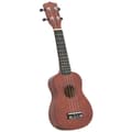 Miniatyrbild 2 av 2: Ukulele med väska för barn sopran mörkt trä 23"