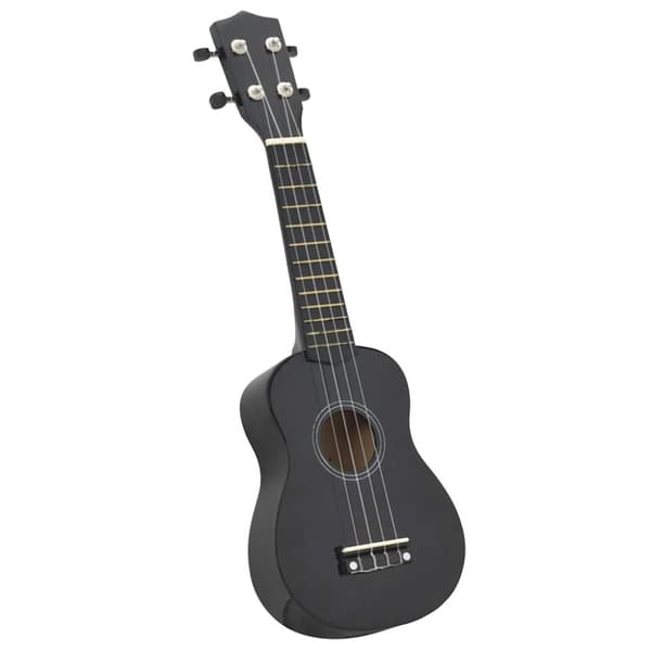 Sopranukulele med väska för barn sopran svart 21"