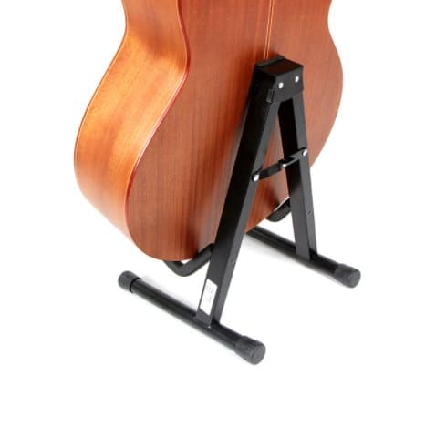 INF Foldbart guitarstativ til akustisk og elektrisk guitarjern / ABS Sort