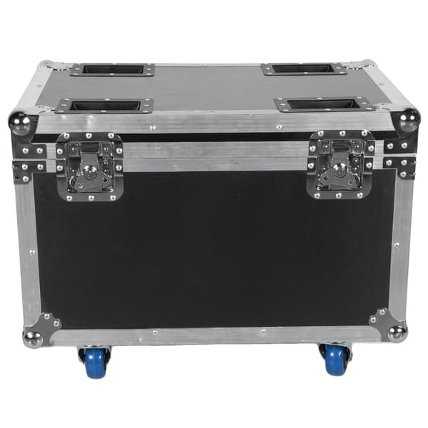 Scenebelysning Flight Case, Høj kvalitet læder, Indbyggede hjul og håndtag