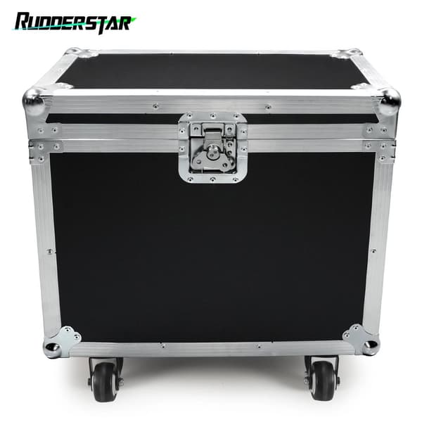 Flight Case, Tillbehörsförvaring, Kraftig Lås, Inbyggda Hjul,svart